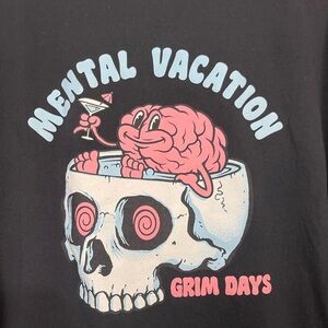 Grimm Days Mental Vacation Shirt Black xL